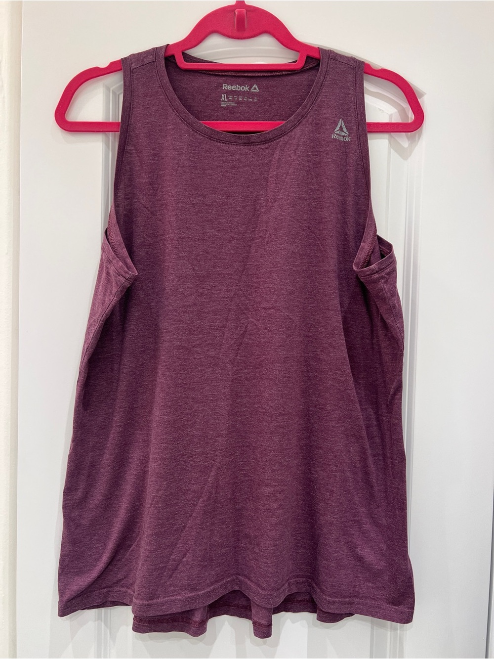 Reebok Women's Plum Heather Performance Tank Top — Size XL